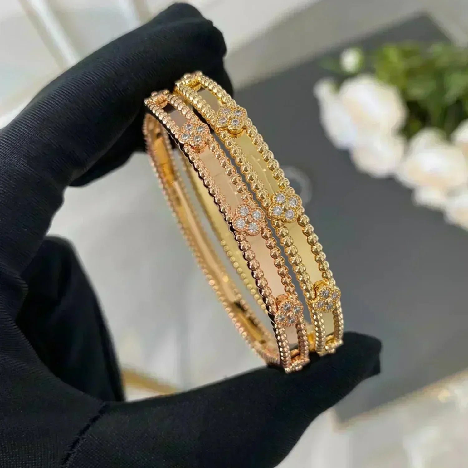 Bracelet Clover Diamonds VC